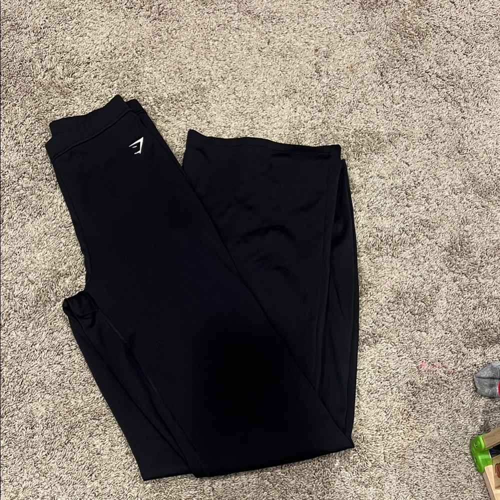 Black Gym Flare Leggings